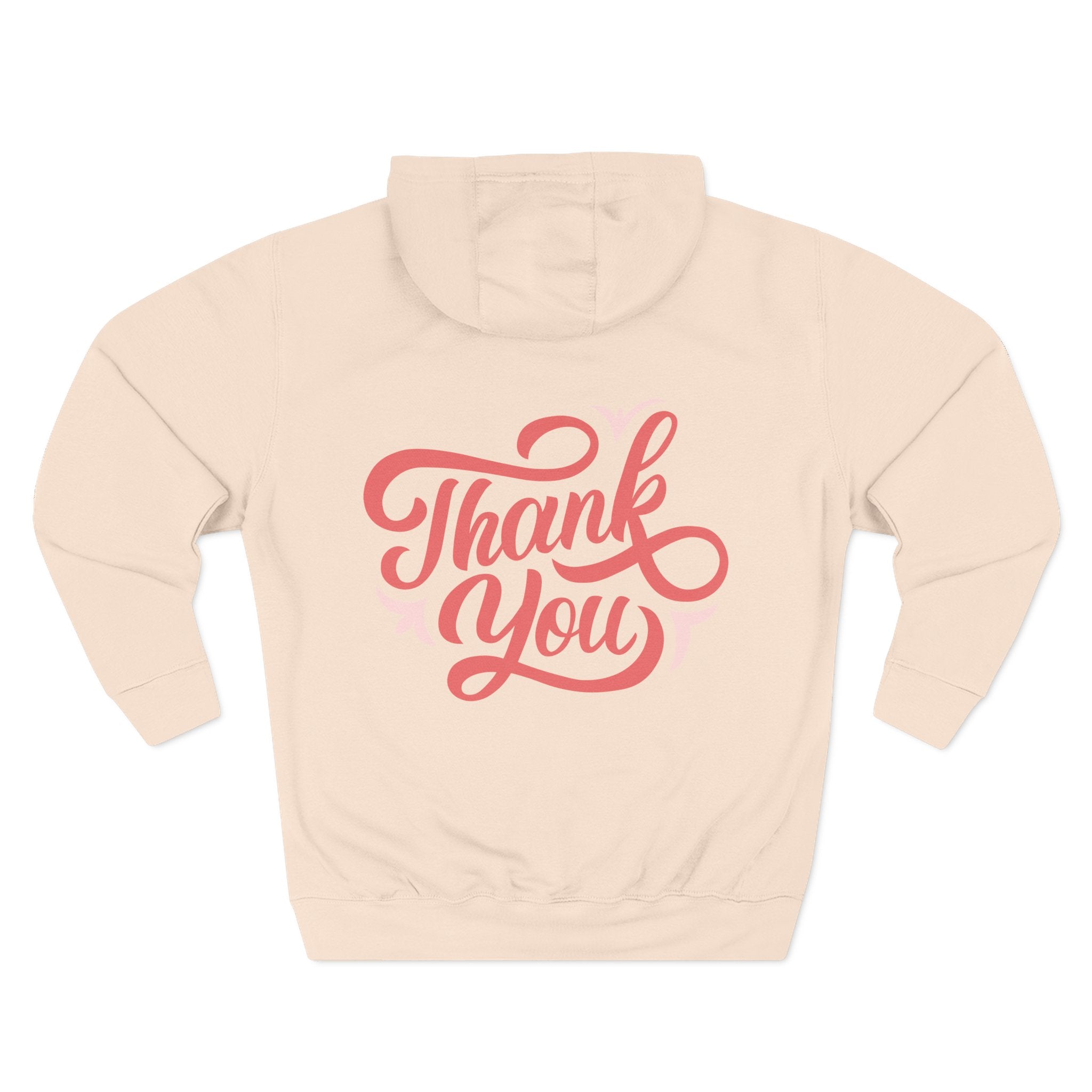 Three-Panel Fleece Hoodie