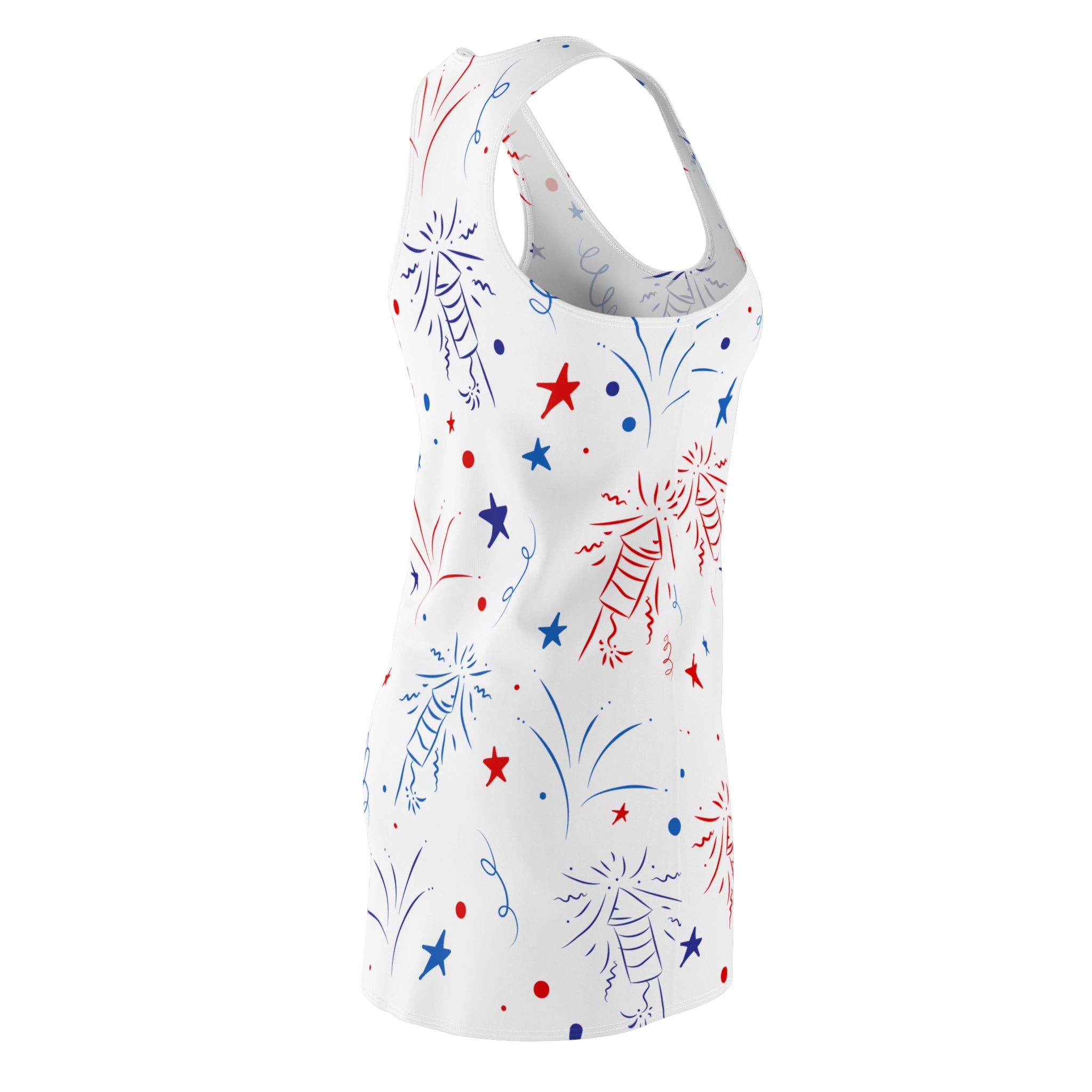 Women's Cut & Sew Racerback Dress (AOP)