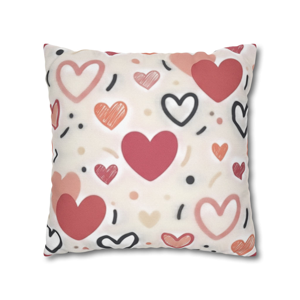 Spun Polyester Square Pillowcase