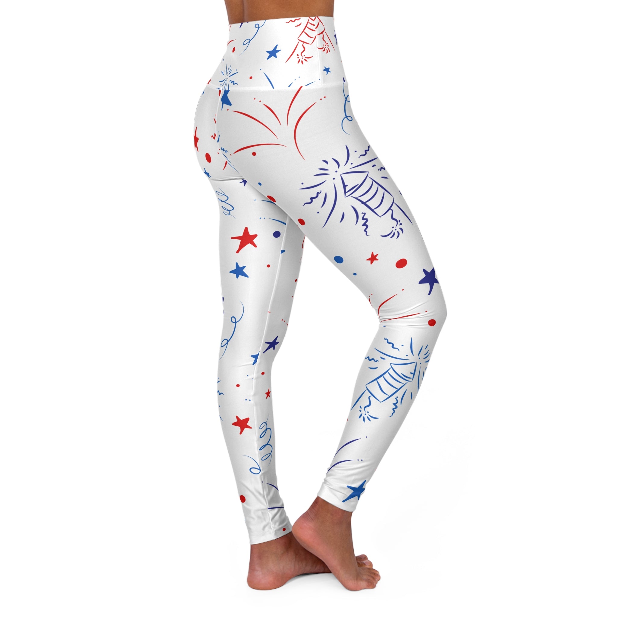 High Waisted Yoga Leggings (AOP)
