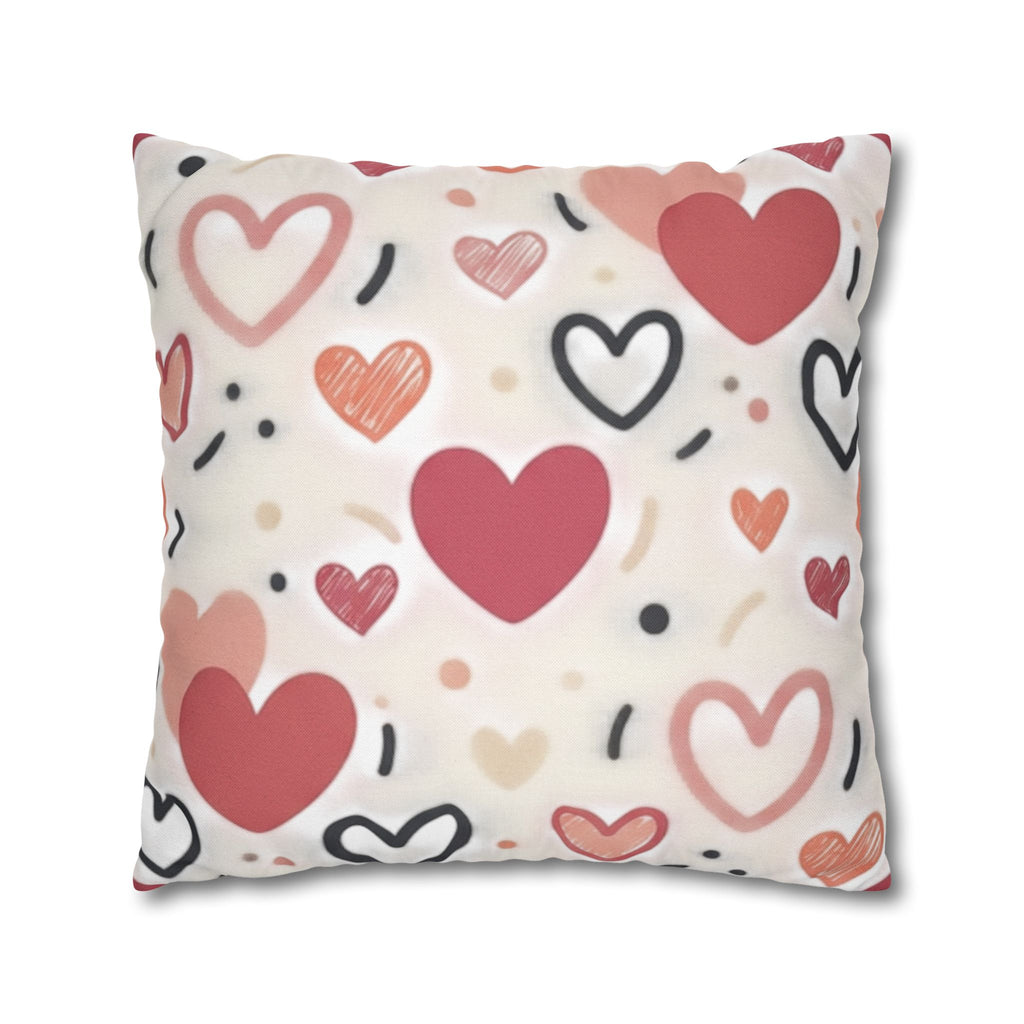 Spun Polyester Square Pillowcase