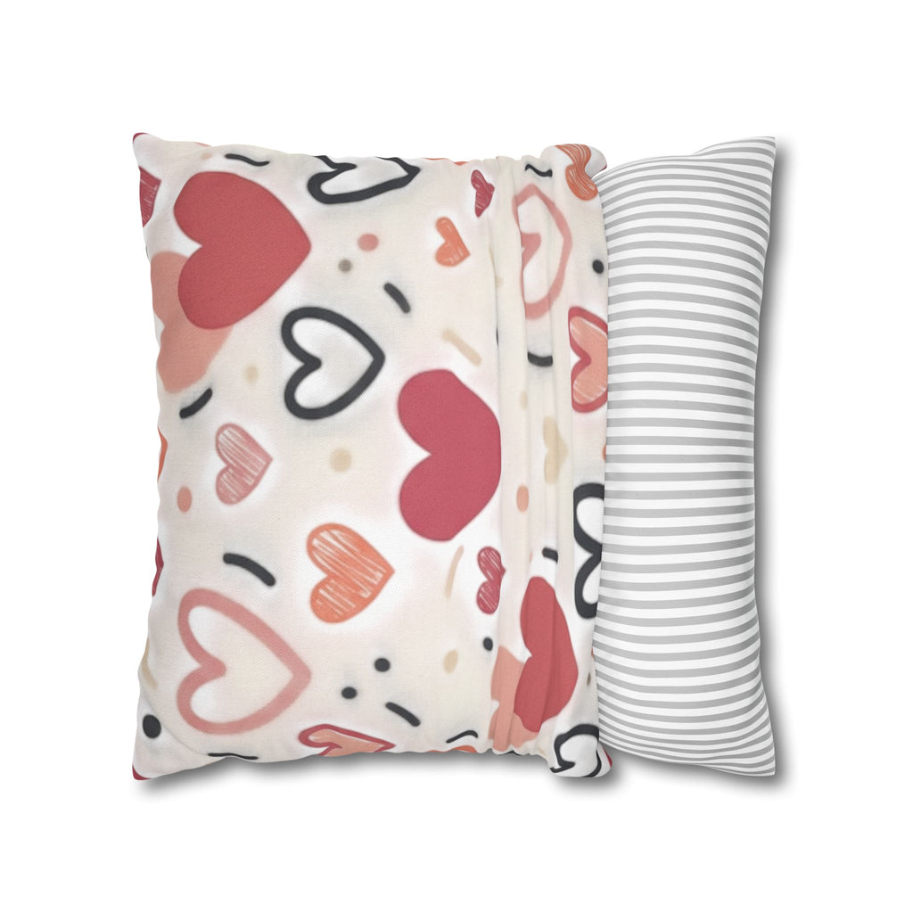 Spun Polyester Square Pillowcase