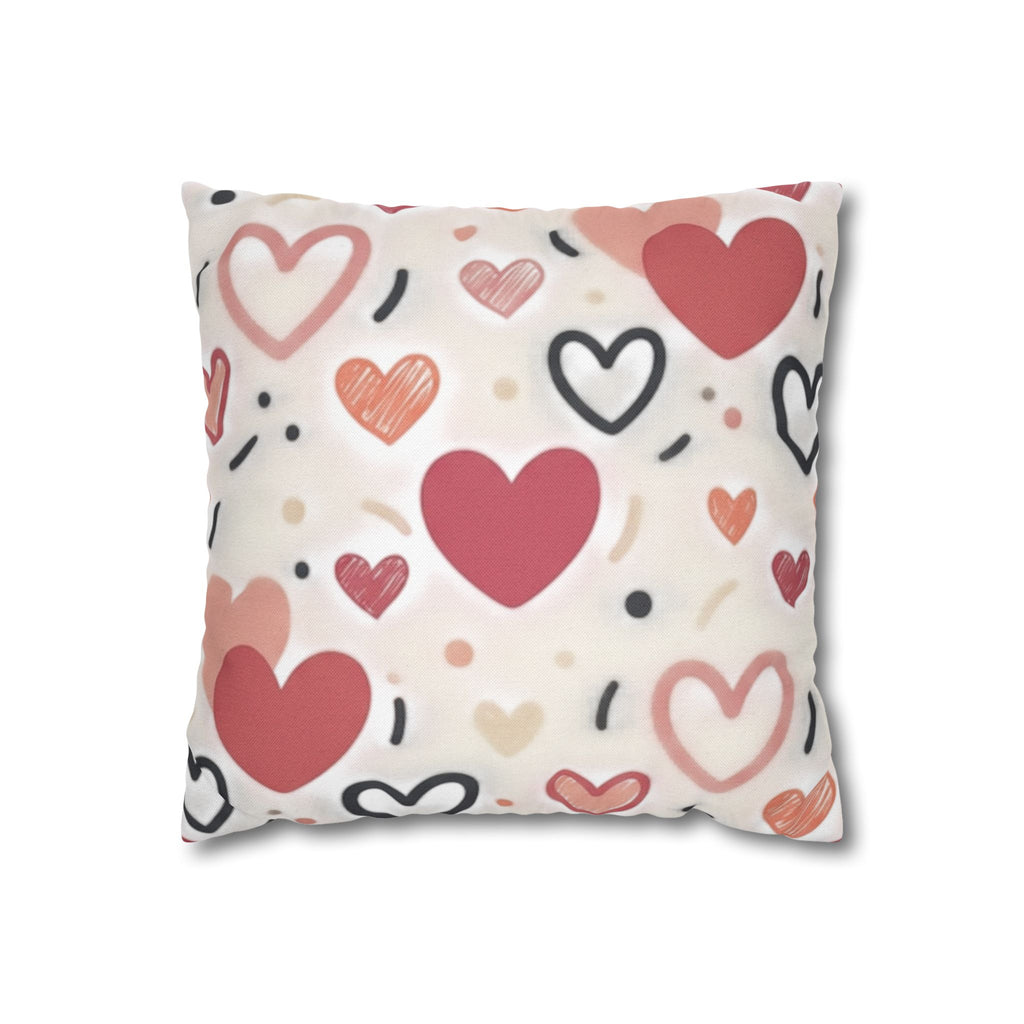 Spun Polyester Square Pillowcase