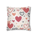 Spun Polyester Square Pillowcase