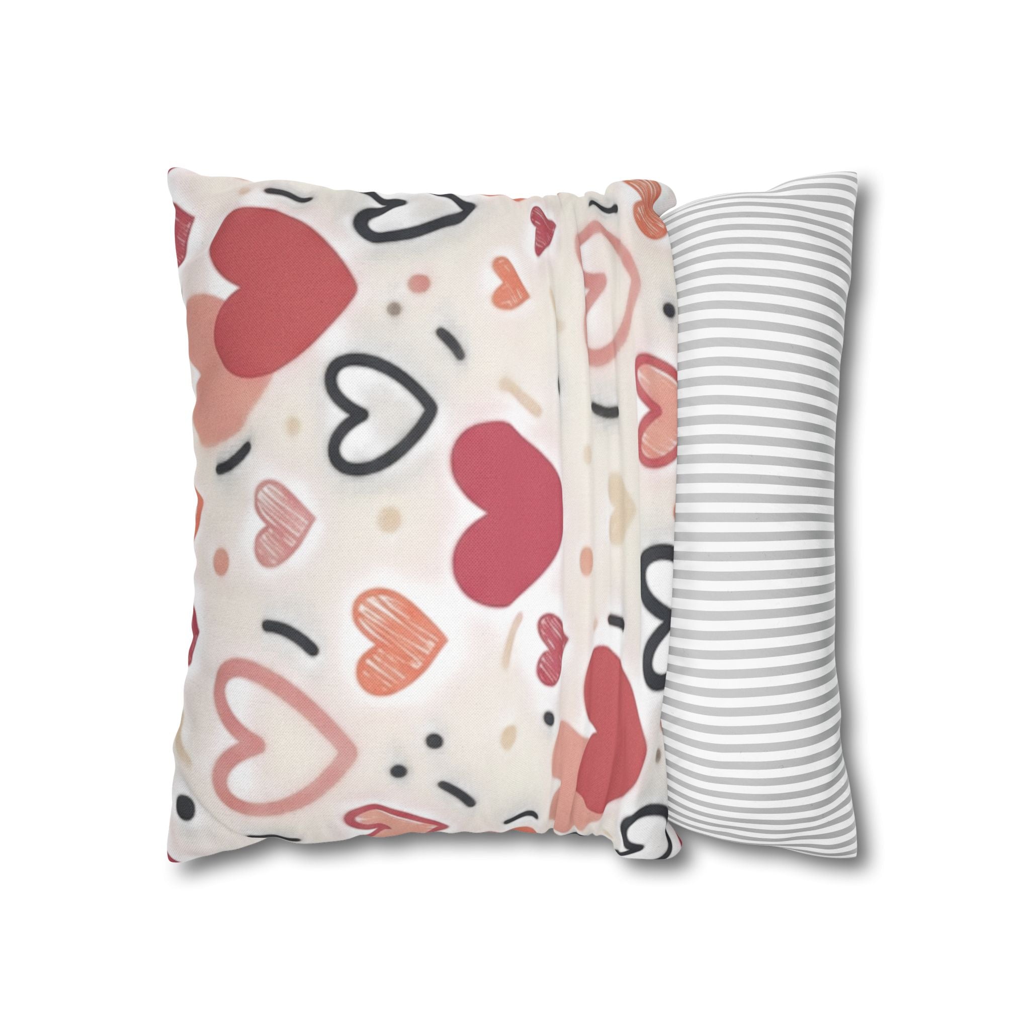 Spun Polyester Square Pillowcase