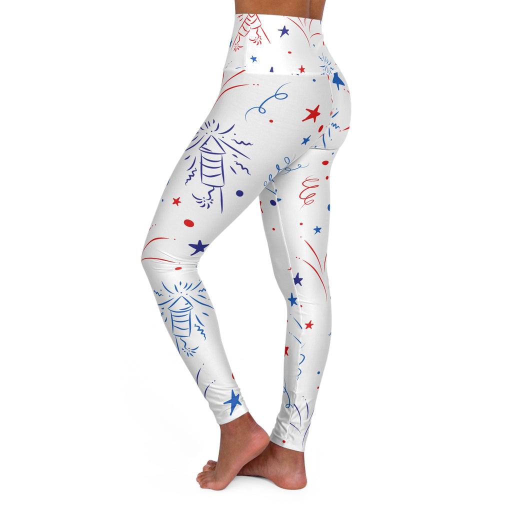 High Waisted Yoga Leggings (AOP)
