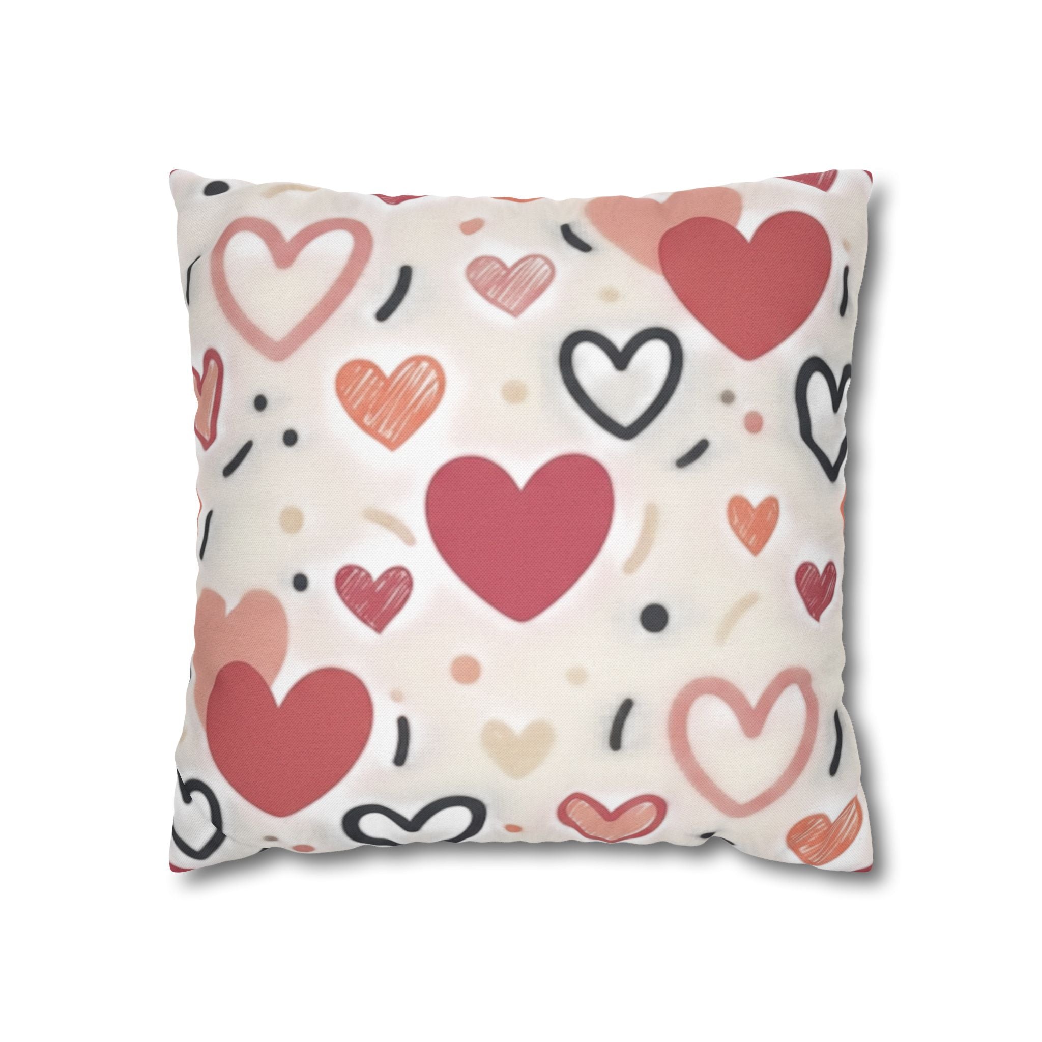 Spun Polyester Square Pillowcase