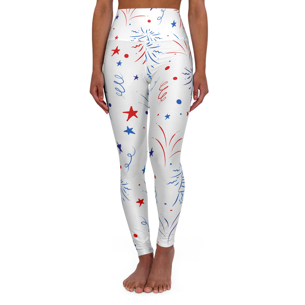 High Waisted Yoga Leggings (AOP)