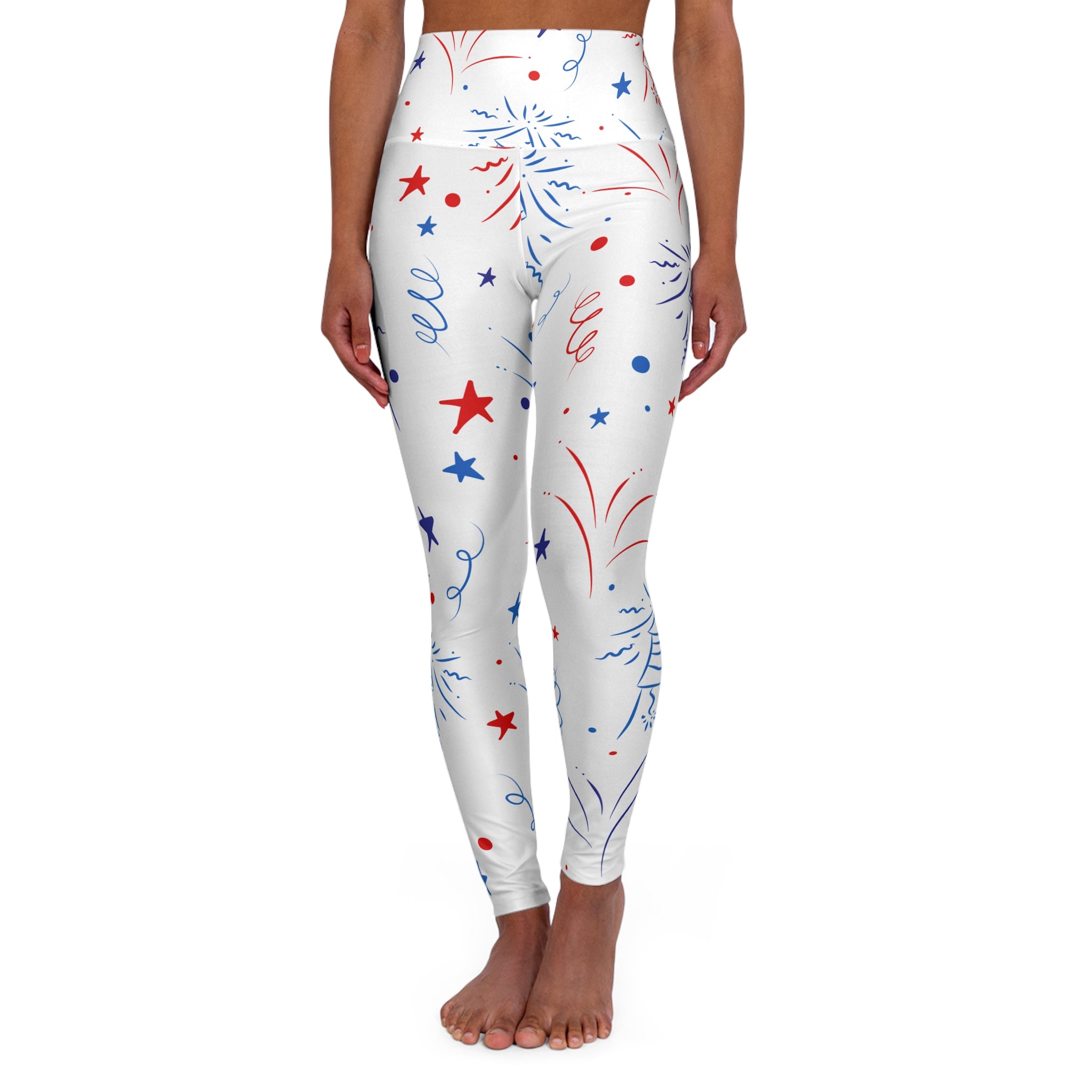 High Waisted Yoga Leggings (AOP)