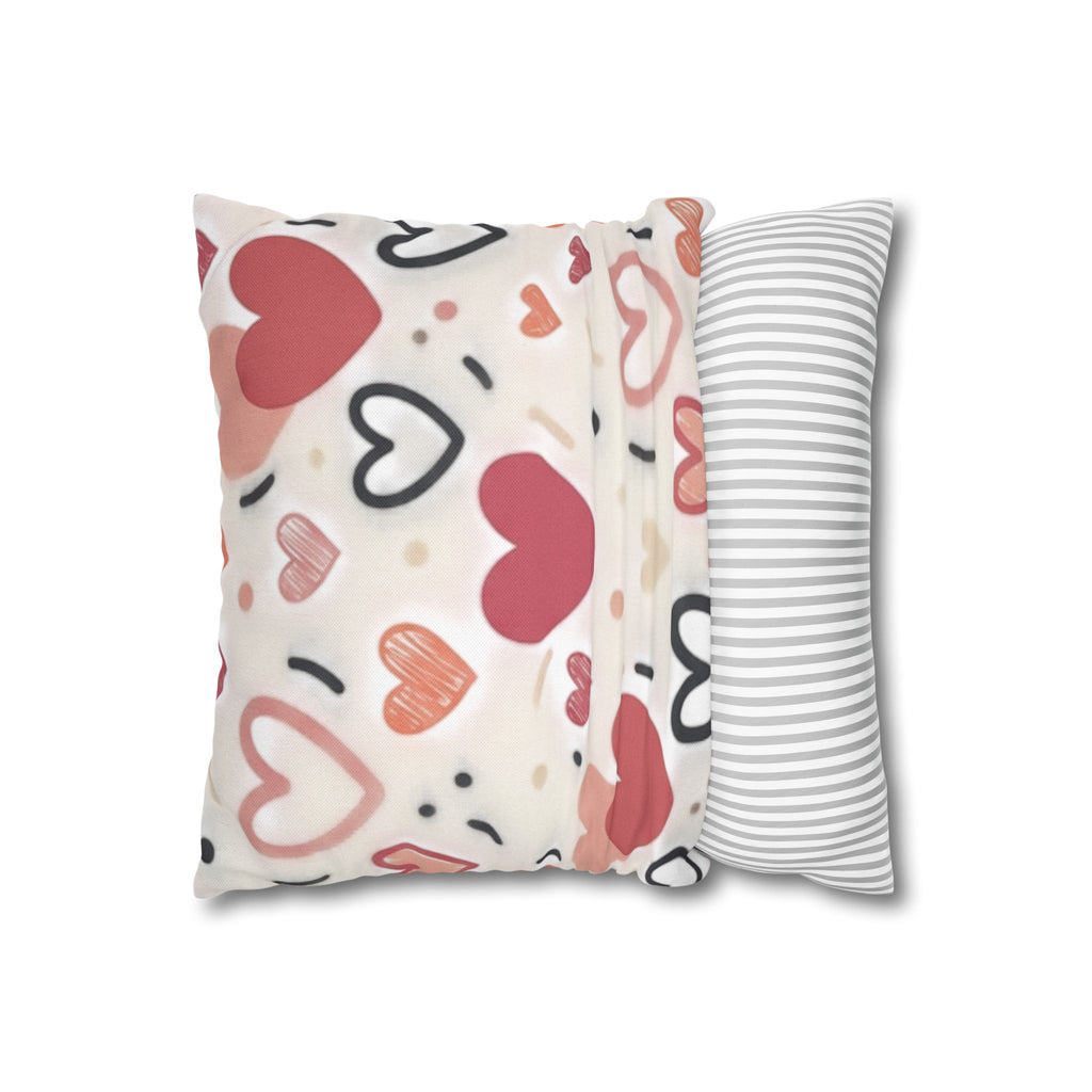 Spun Polyester Square Pillowcase