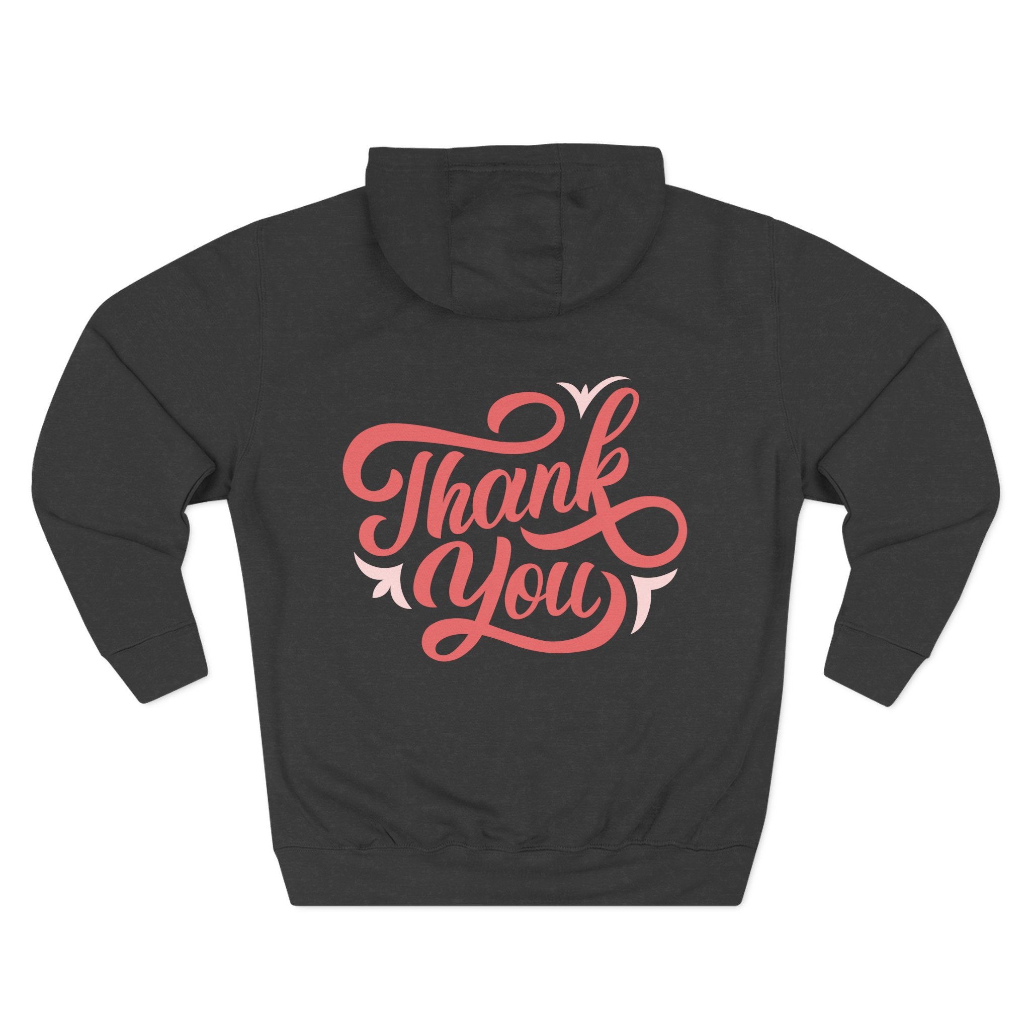 Three-Panel Fleece Hoodie