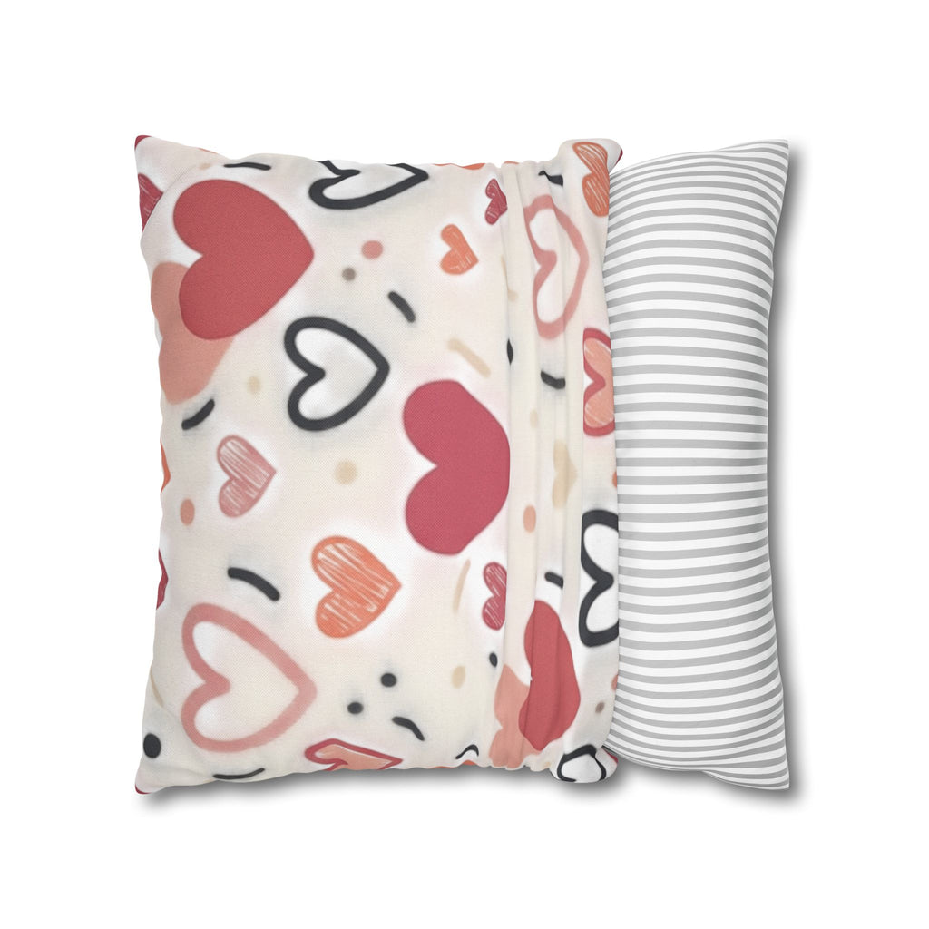 Spun Polyester Square Pillowcase