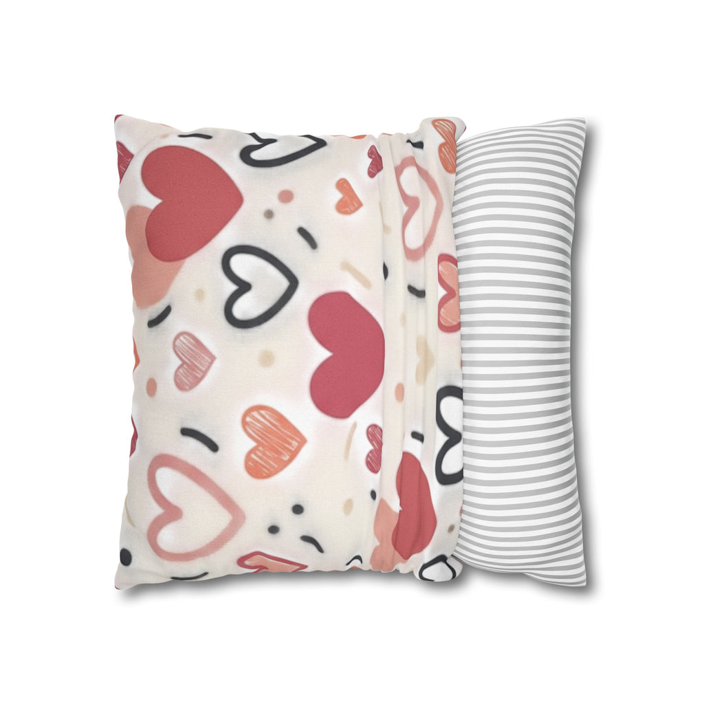 Spun Polyester Square Pillowcase