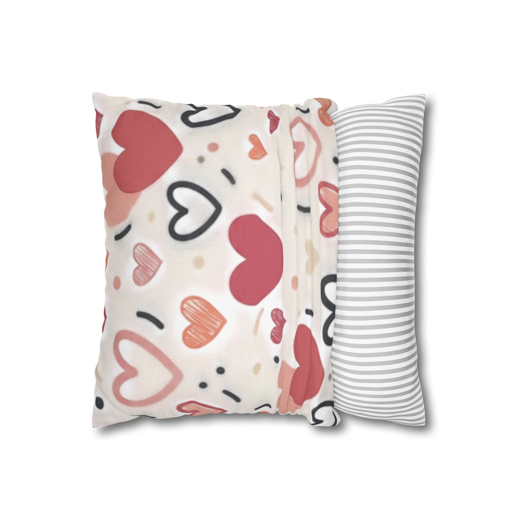 Spun Polyester Square Pillowcase