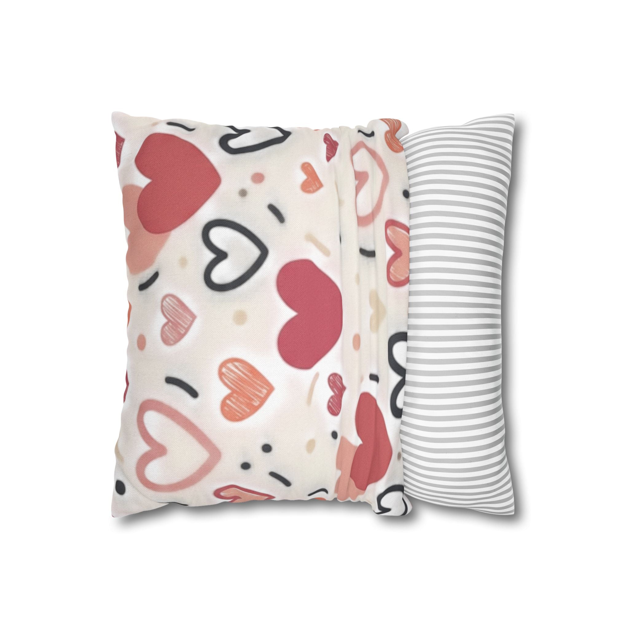 Spun Polyester Square Pillowcase