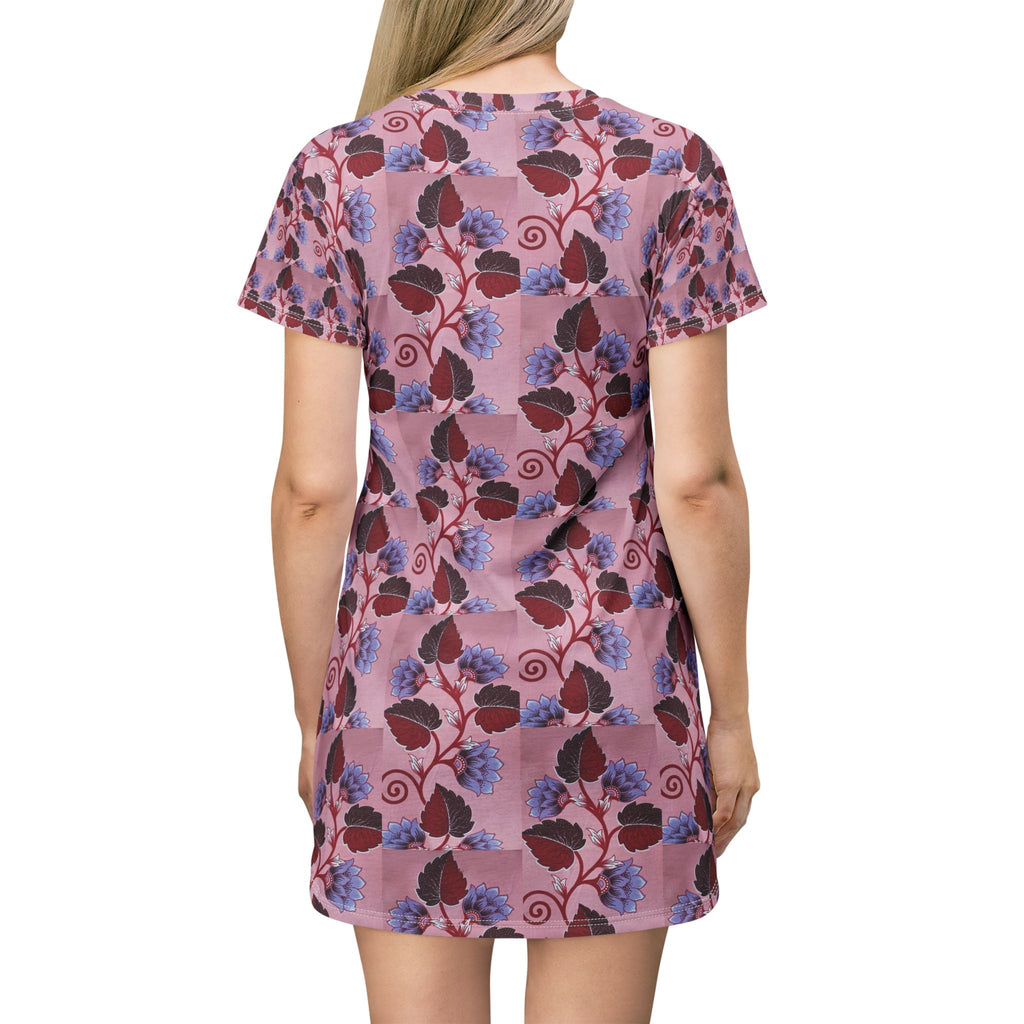 Floral Print T-Shirt Dress (AOP)
