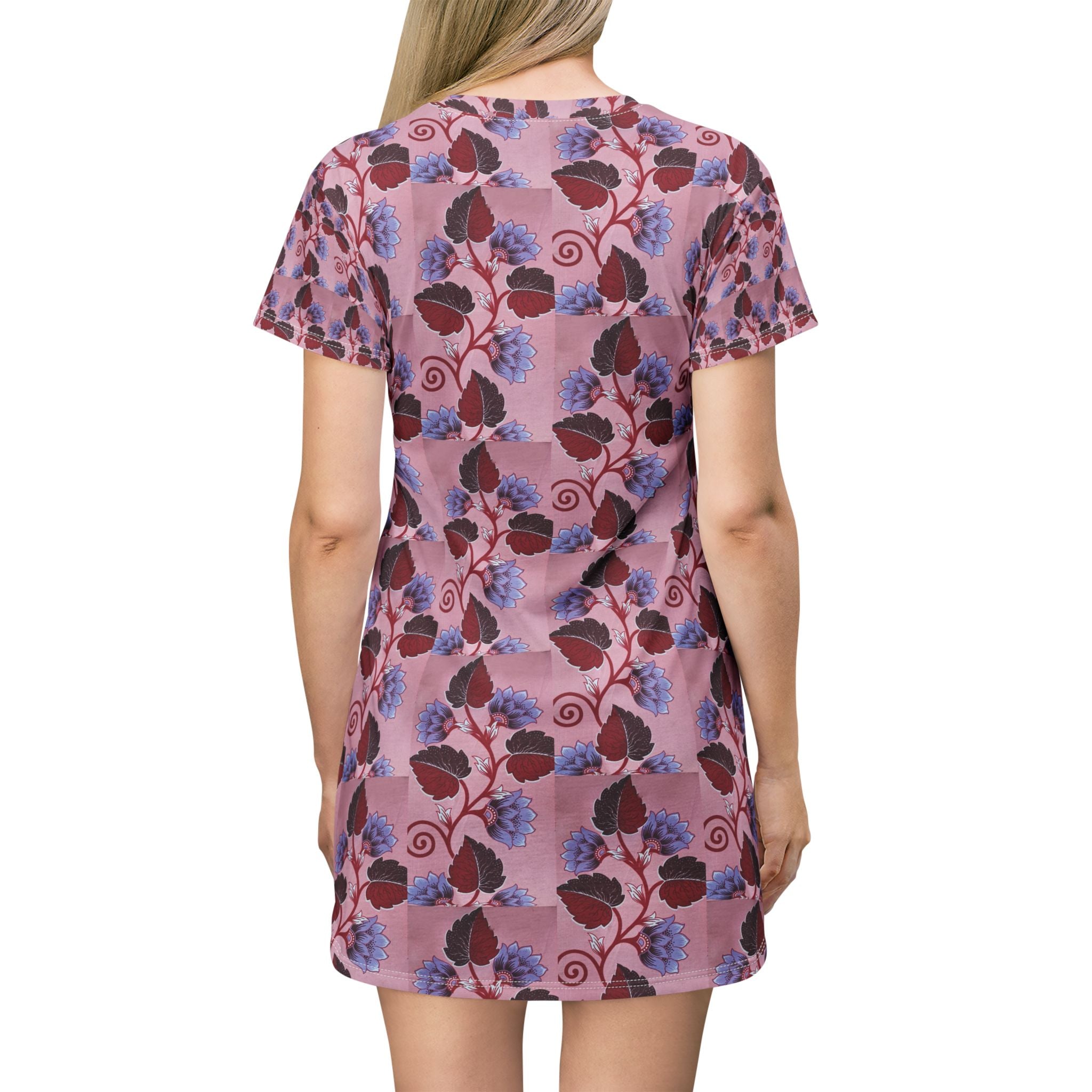 Floral Print T-Shirt Dress (AOP)