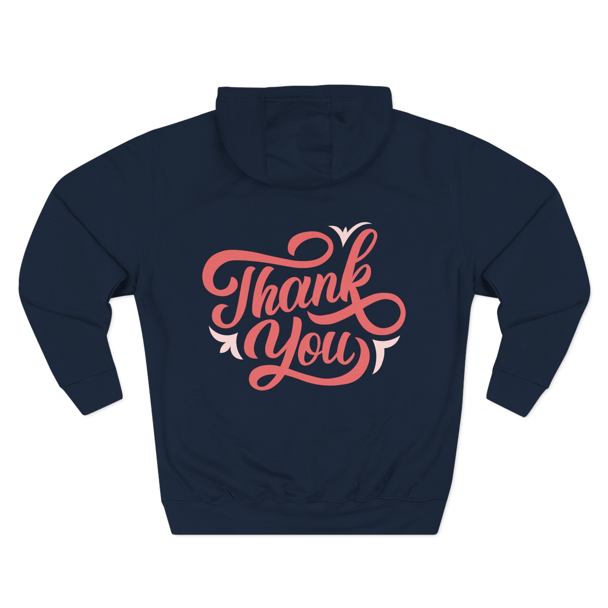 Three-Panel Fleece Hoodie