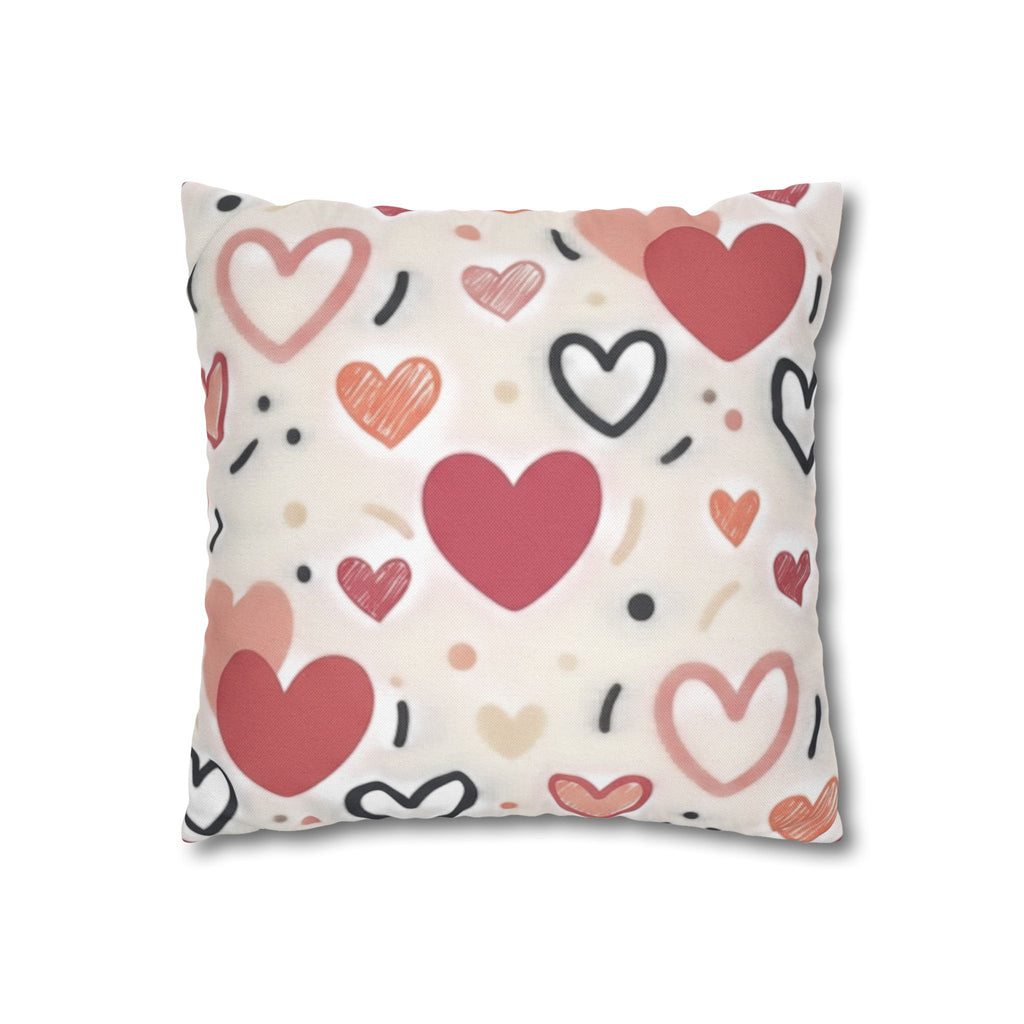 Spun Polyester Square Pillowcase