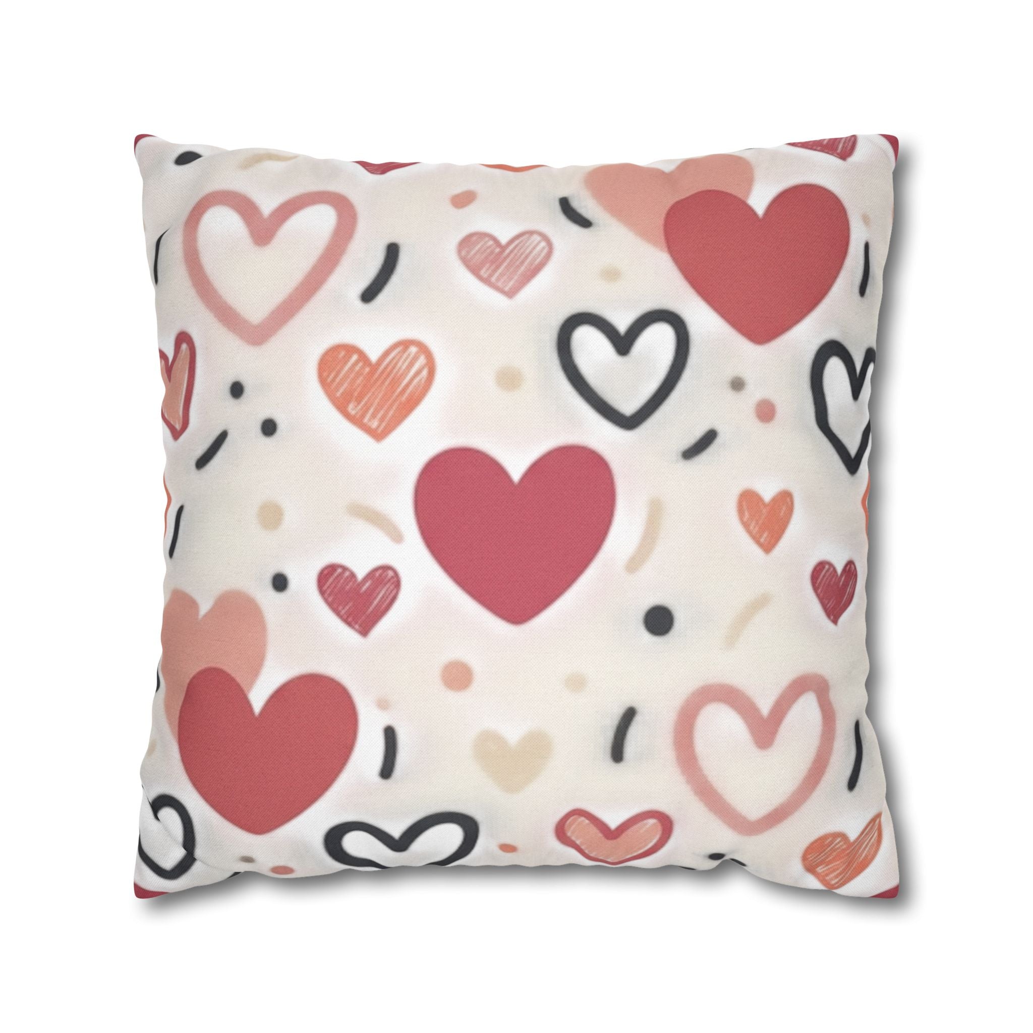 Spun Polyester Square Pillowcase