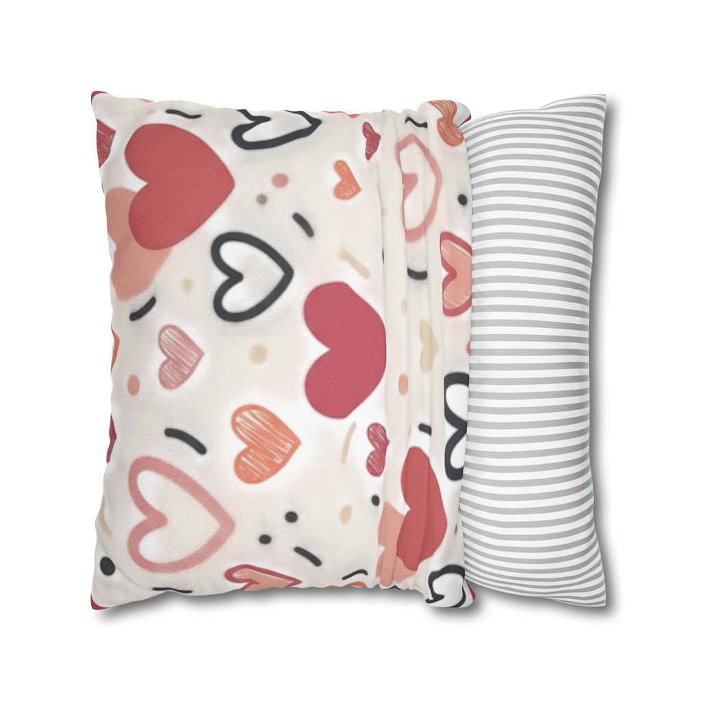 Spun Polyester Square Pillowcase