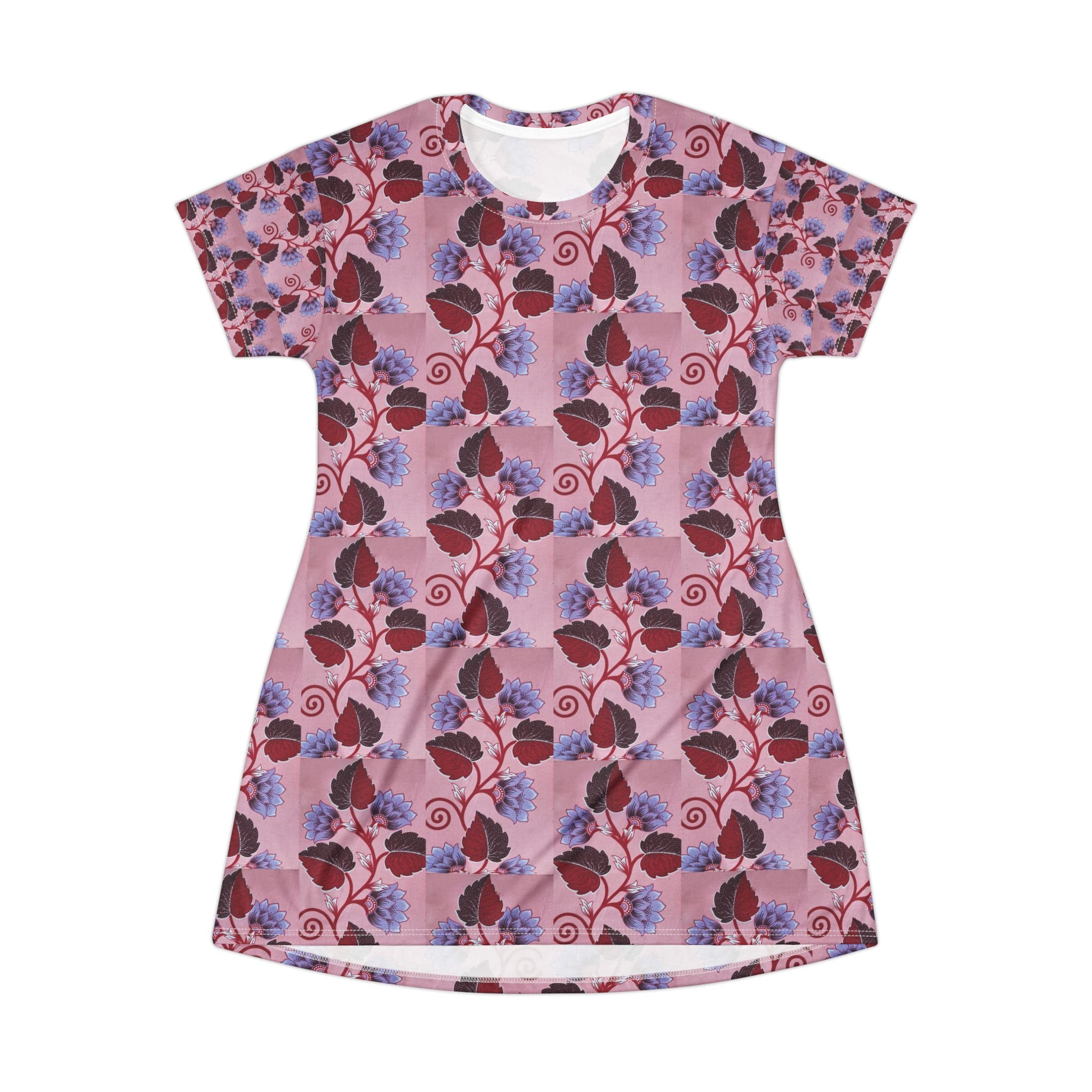 Floral Print T-Shirt Dress (AOP)