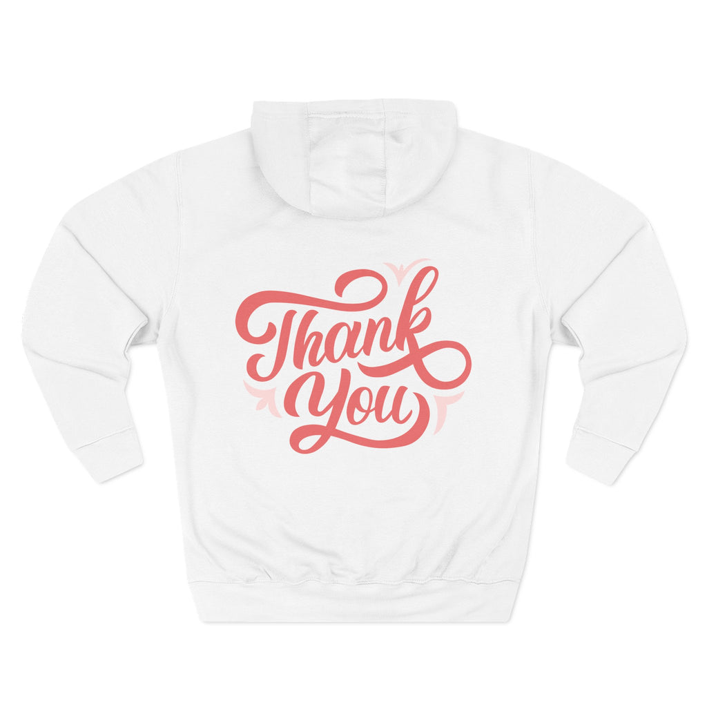 Three-Panel Fleece Hoodie