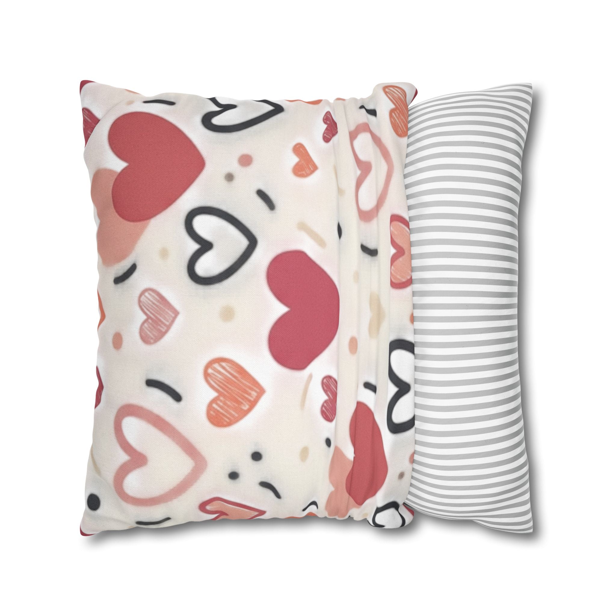 Spun Polyester Square Pillowcase